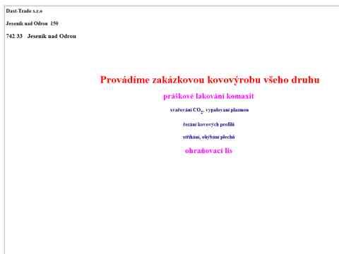 Nhled www strnek http://www.dast-trade.cz